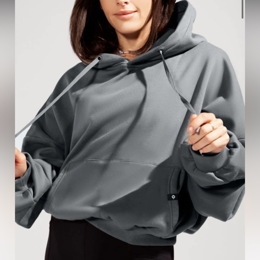 Popflex cloud hoodie smoke